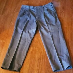 Haggar Q Men's Grayish Blue Dress Pants - Size 40W X 29L
